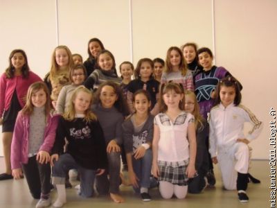 Photo de groupe avec miss le Havre et Léana, miss junior 2011